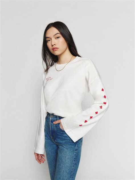 reformation oversized long sleeve tee